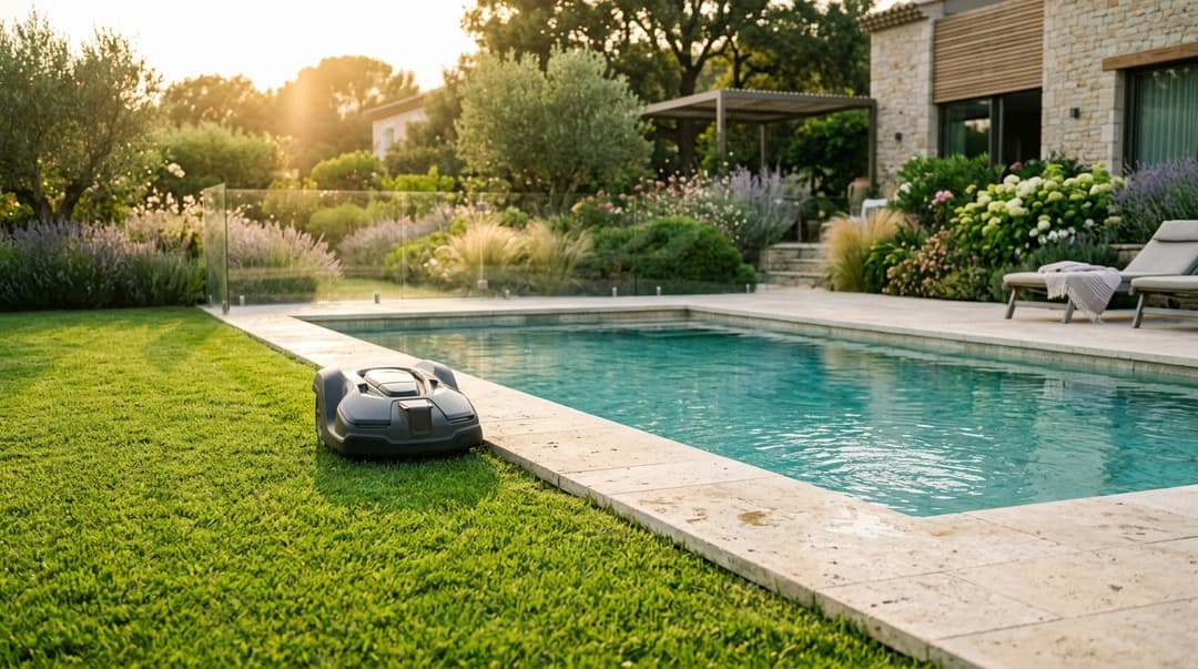 Robot tondeuse et piscine : quel modèle choisir pour un jardin sécurisé en 2026 ?