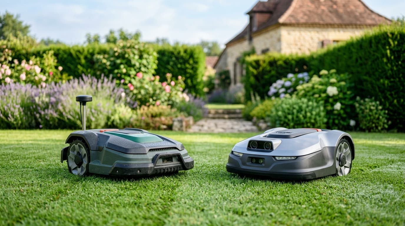 Segway Navimow i105E vs Mammotion Yuka Mini 2 500 : quel robot tondeuse sans fil pour 500 m² en 2026 ?